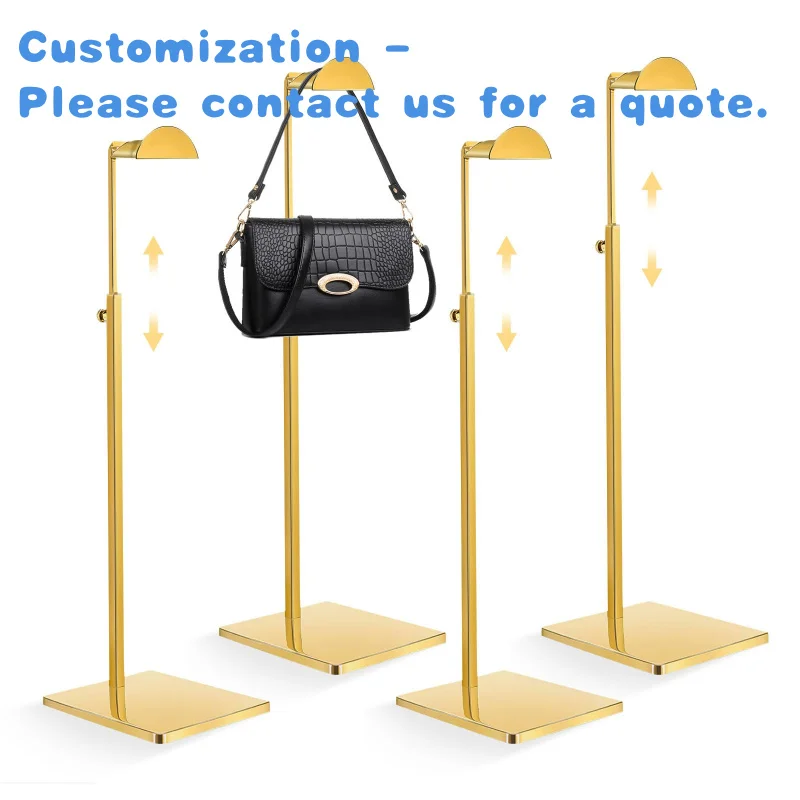 

custom.Custom Hanging Handbag Holder Metal Hand Bag Rack Luxury Bag Display Stand Shop