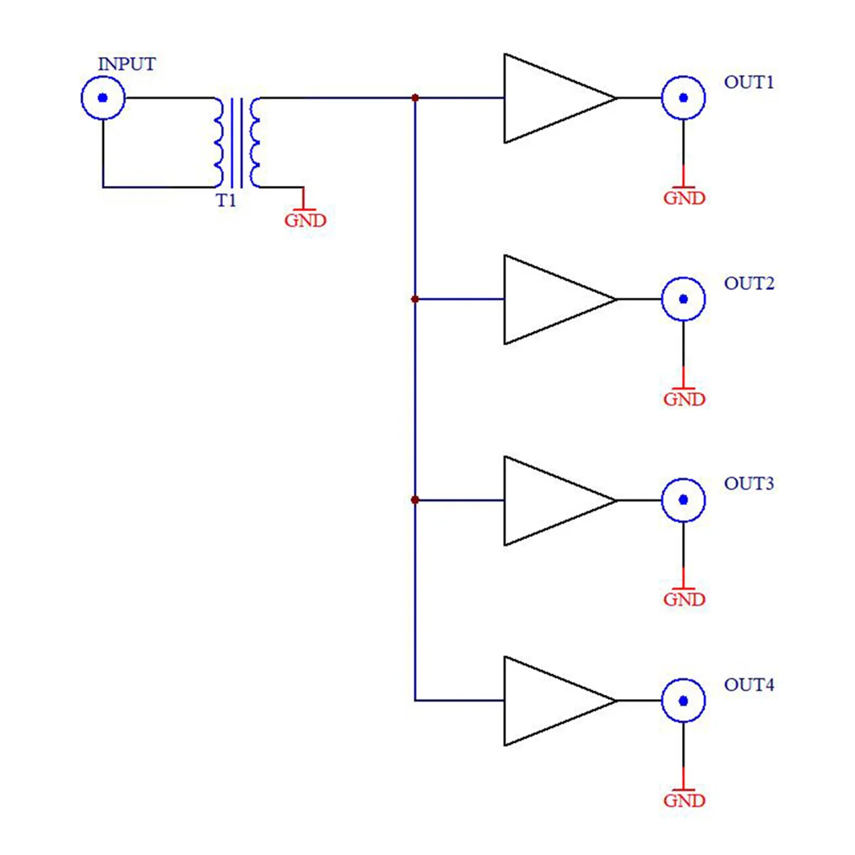 

Active RF Lsolation Distributor Isolation Splitter Suitable for RF Signal Radio Antenna Sdr Gpsdo Signal Source