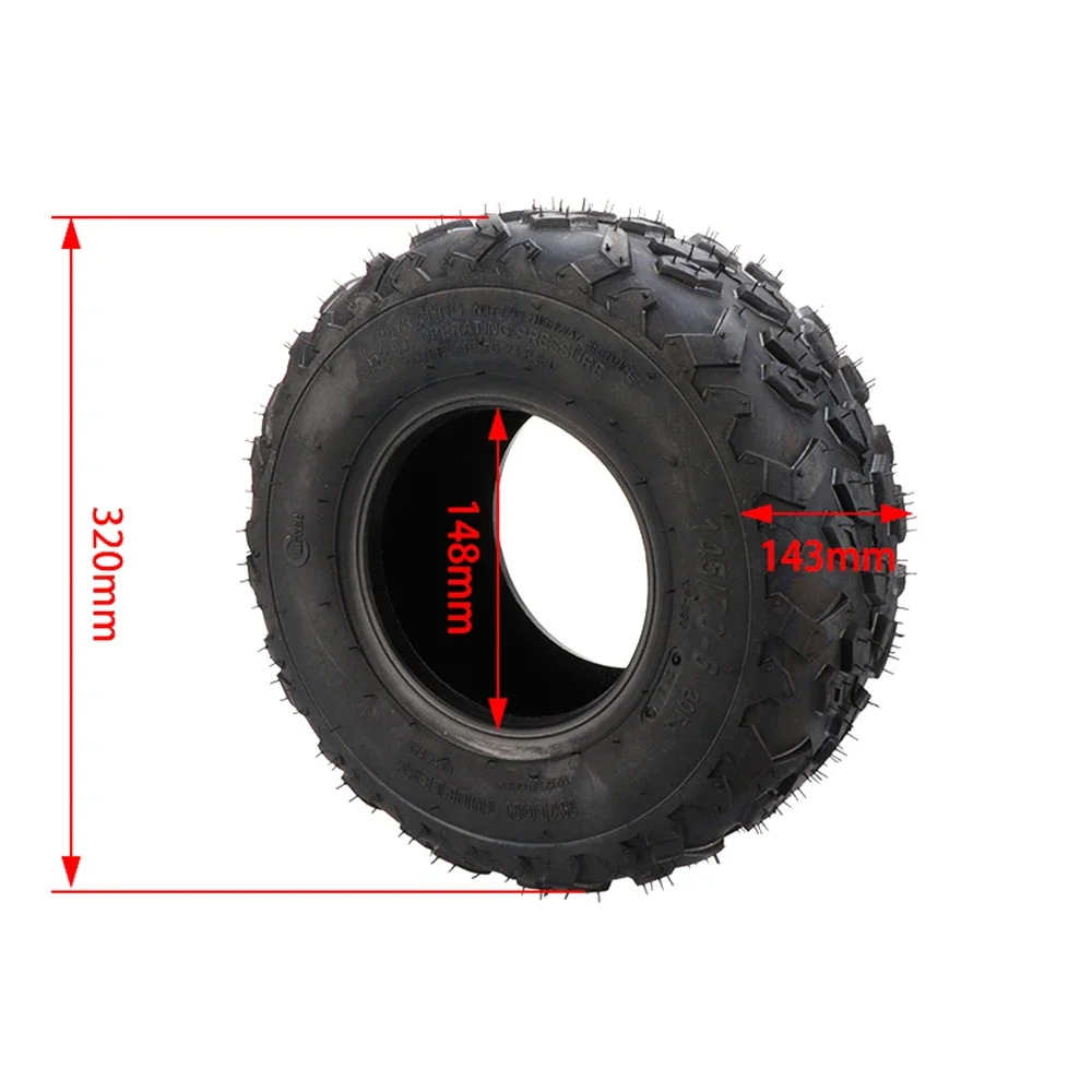 145/70-6 Good Quality Vacuum Tires for Front Rear Tire 50cc 70cc 90cc 110cc 125cc Atv Quad Go Kart Kids Quad Bike 6 Inch