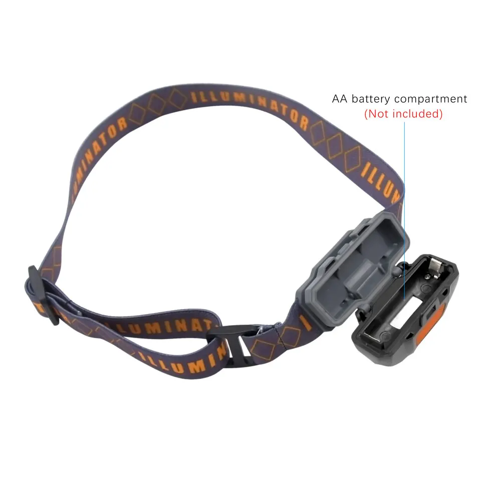 Mini Head Lamp 3 Modes Waterproof LED Flashlight Headlight Headlamp Torch Lanterna with Headband wrist Strap Use AA Battery