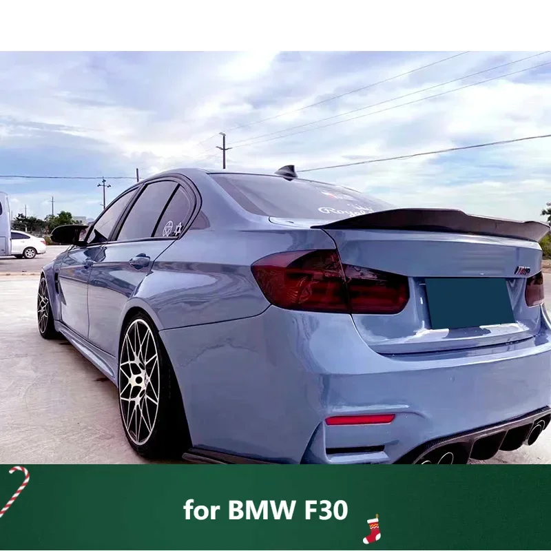 

New! Black Spoiler for BMW F30 Carbon Paint Ducktail Wing 3 Series Sedan 2013-2018 Year Type PSM Rear Trunk Accessories