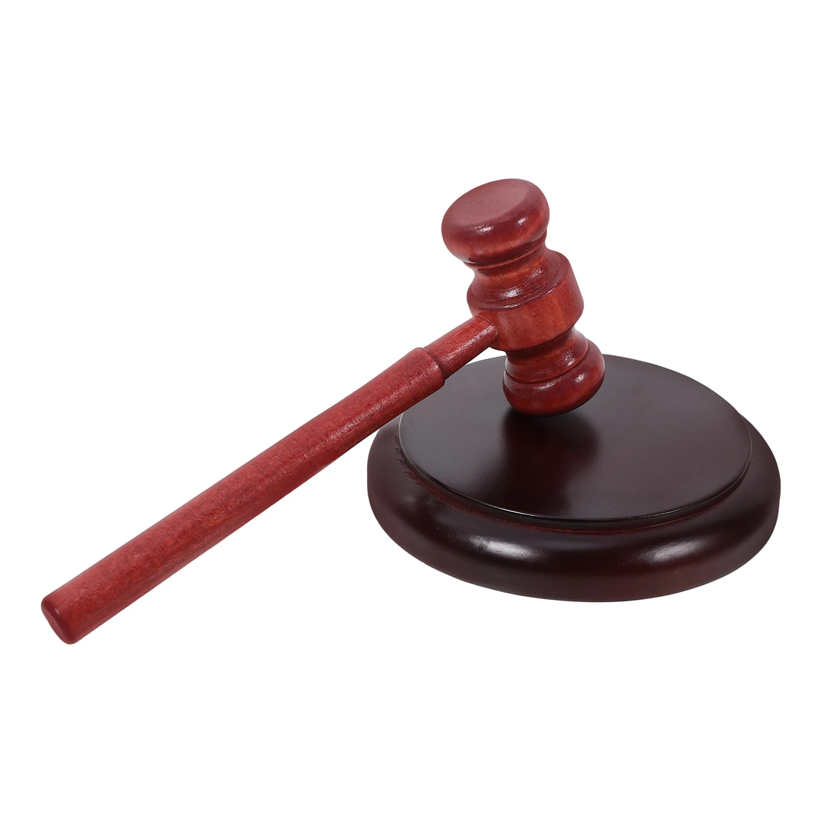 

Judge Hammer Convenient Hammer For Lawyer Set Retro Sturdy Comfortable Display Storage Wooden Lawyer Gavel Auction Sale Hammers