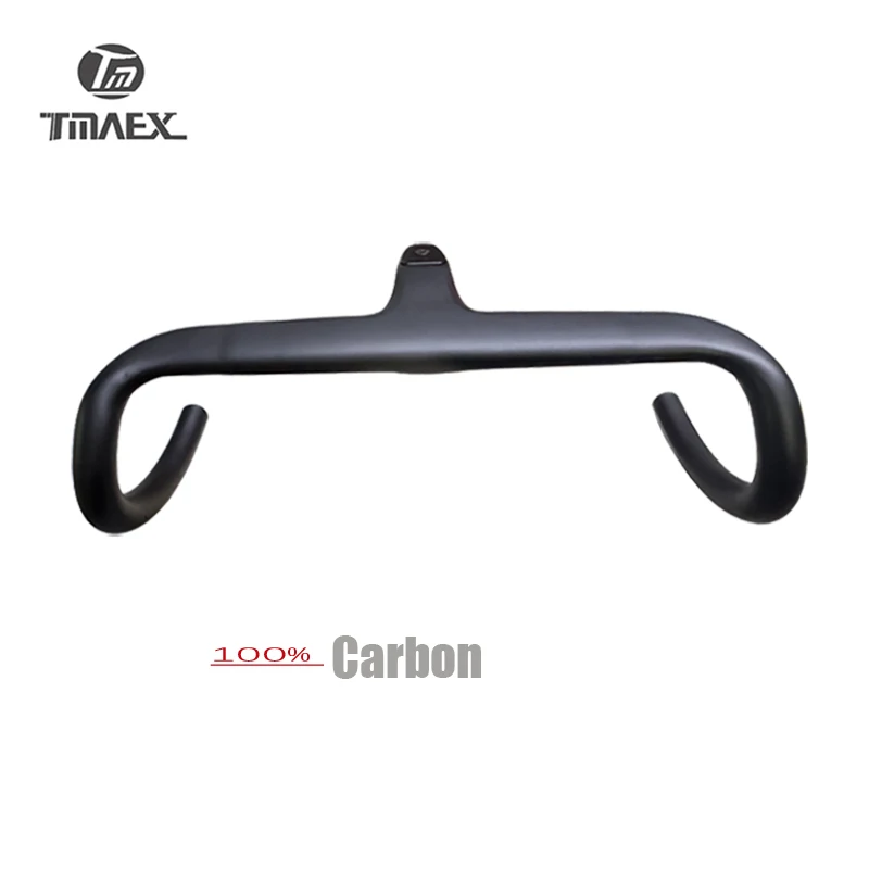 New typ Integrated Handlebar T800 Integrated Carbon Handlebar Road 28.6mm UD Road Carbon bicycle Handlebar With Spacer