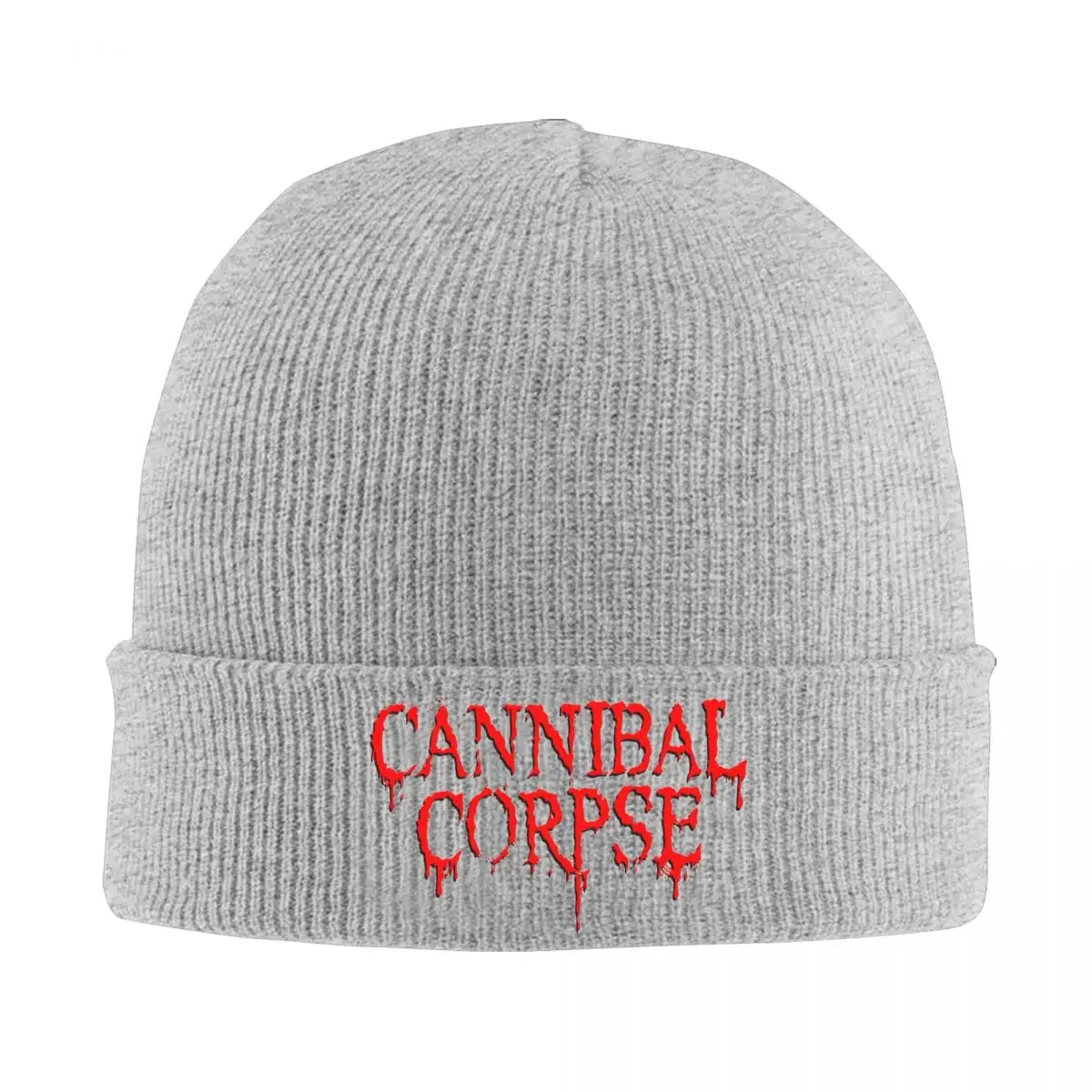 Cannibal Corpse Logo Beanie Hats Bonnet Hats Adult Unisex Casual Gym Knitting Hat Autumn Winter Pattern Elastic Caps