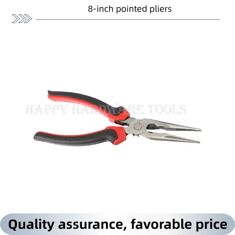 كماشة صناعية طويلة للأنف والأسلاك مقاس 8 بوصة - أداة يدوية لقطع الأسلاك الشاملة متعددة الوظائف لتوفير العمالة