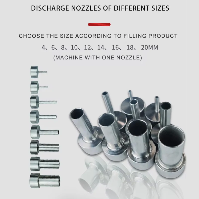 آلة خلط وتعبئة المعجون شبه الأوتوماتيكية عالية الجودة من PBOBP مع حجم تعبئة دقيق #5