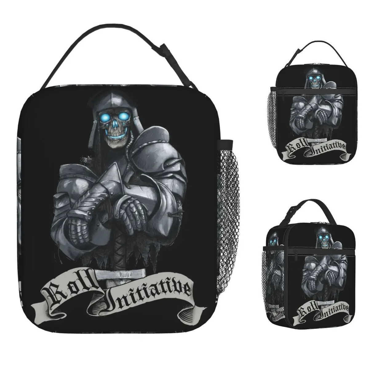 

Roll Initiatives Сумка для обеда в стиле фэнтези Винтаж Ланч-бокс для пикника на открытом воздухе Портативные термосумки для обеда для мужчин Оксфорд Дизайн Сумка-холодильник