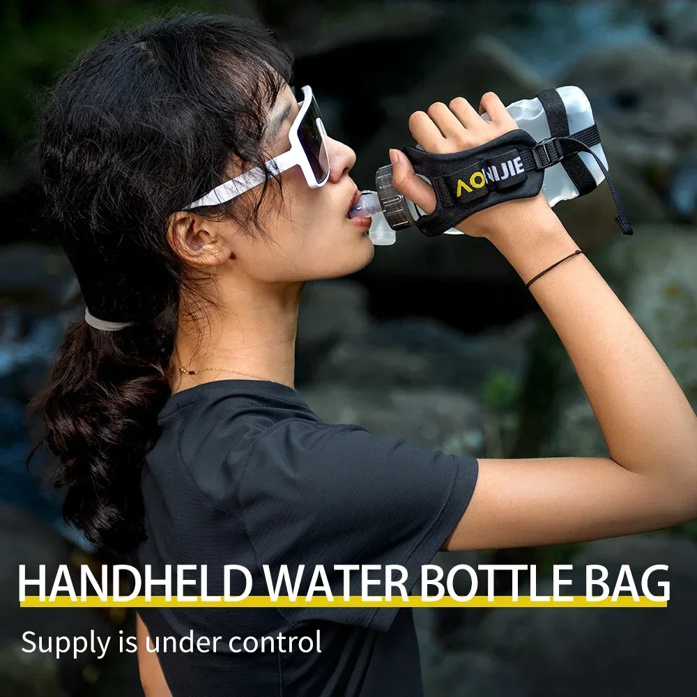 AONIJIE-A7110 Handheld Sports Water Bottle Bag Outdoor Running Special Water Supply Bag Suitable for Mountaineering and Hiking