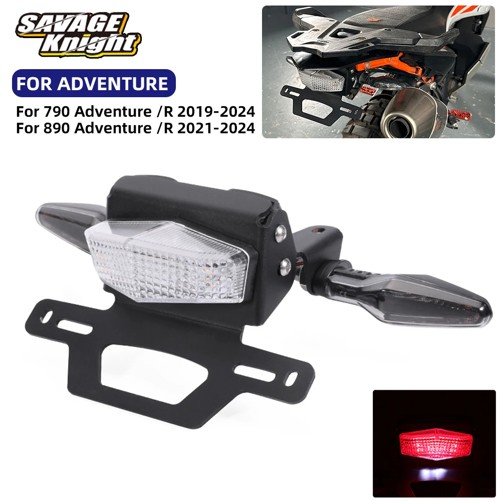 

Tail Tidy Fender Eliminator Kit For 790 890 Adventure R 790ADV 890ADV 2019-2024 License Plate Bracket Holder Tail Signal Light