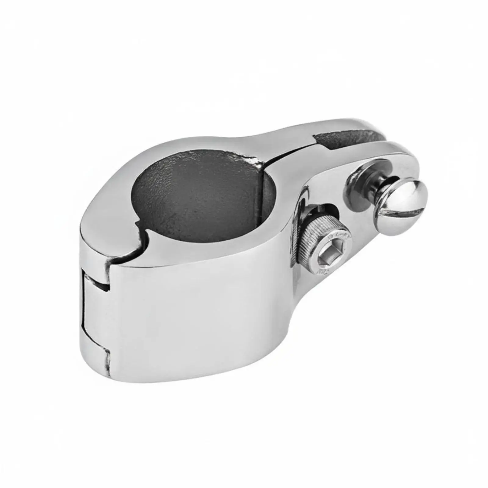 Stainless Steel Tube Clamp Precision Cast Boat Canopy Tube Clamp Hinged Jaw