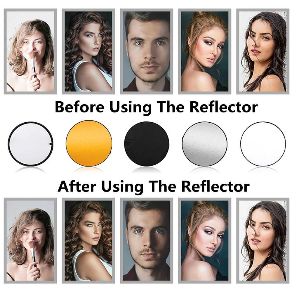 12-Inch 5-in-1 Photography Reflector 5