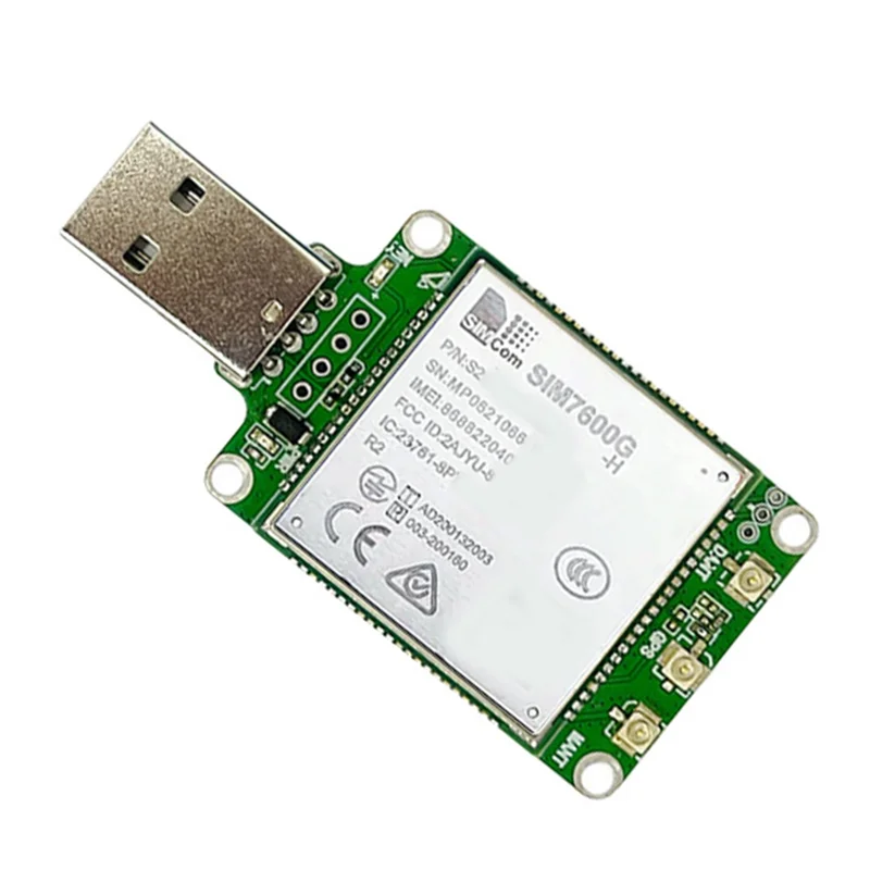 BNVN-Simcom SIM7600G-H LTE CAT4 Основная плата USB-ключа + FPC поддерживает основной плату разработки GNSS