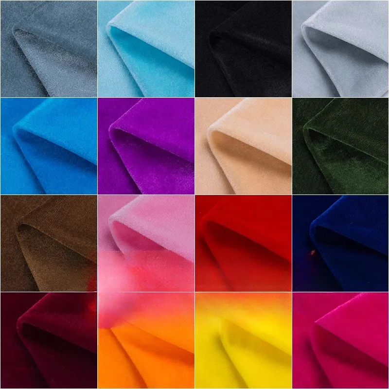 

1 Meter Golden Velvet Thickened Fabric Stage Background Curtain Tablecloth Jewelry Box Flannel Christmas Decoration Material