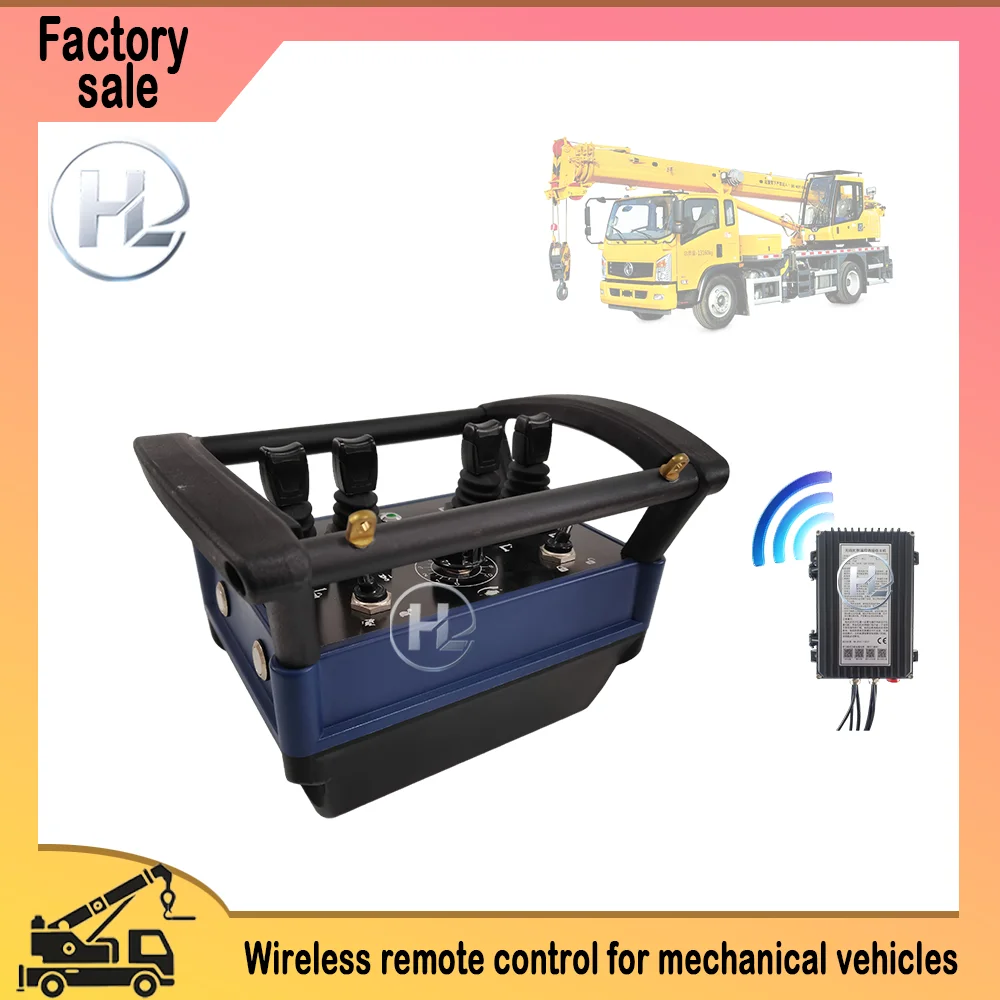 Metal 4 Buttons Industrial Remote Controller for Truck Crane & Vehicle 433MHz Wireless with 500m Range IP68 Waterproof