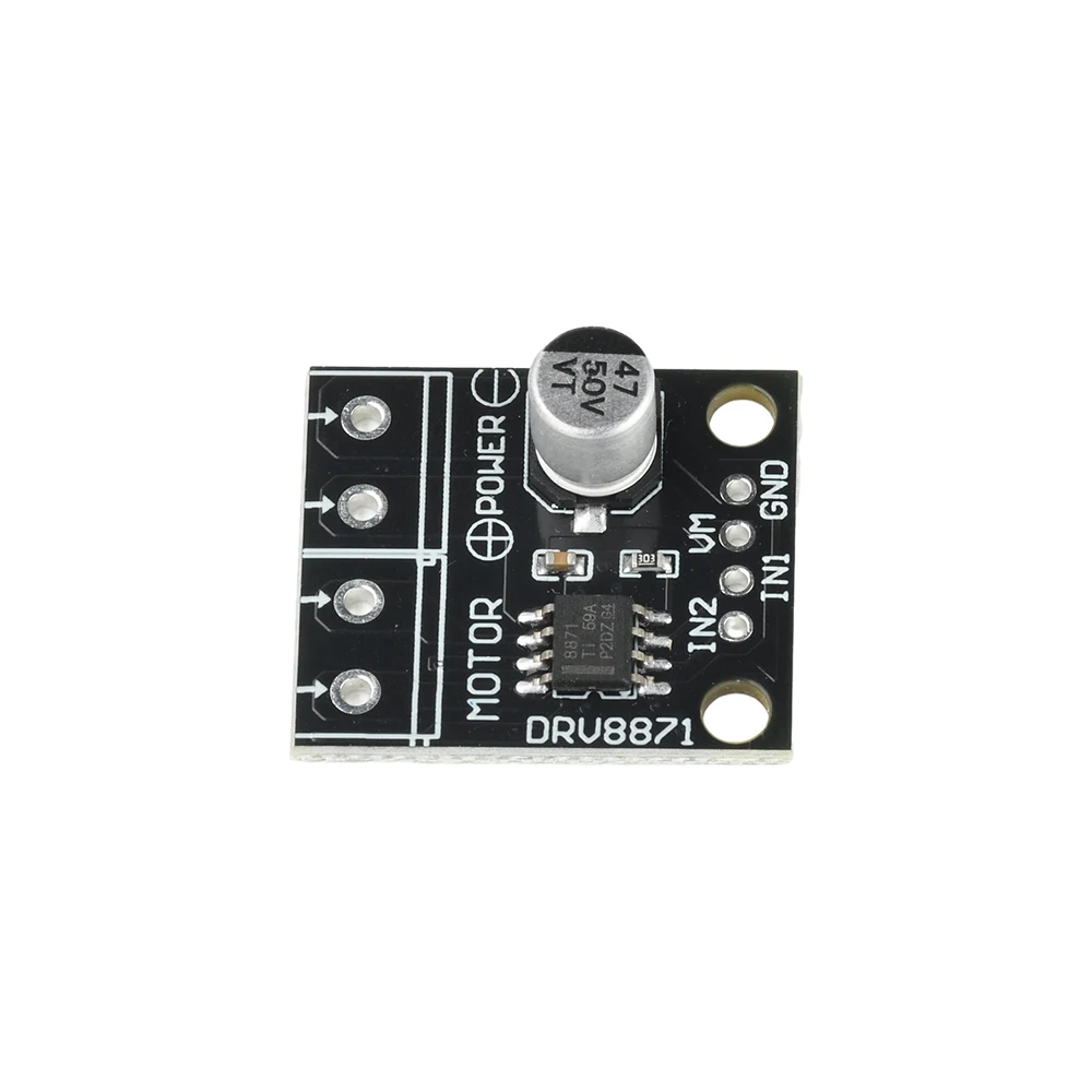 5/1PCS DRV8871 H-Bridge Brushed Motor Driver Breakout Board PWM Control Driver Module 3.6A Internal Current Sense DC 6.5V To 45V image 6