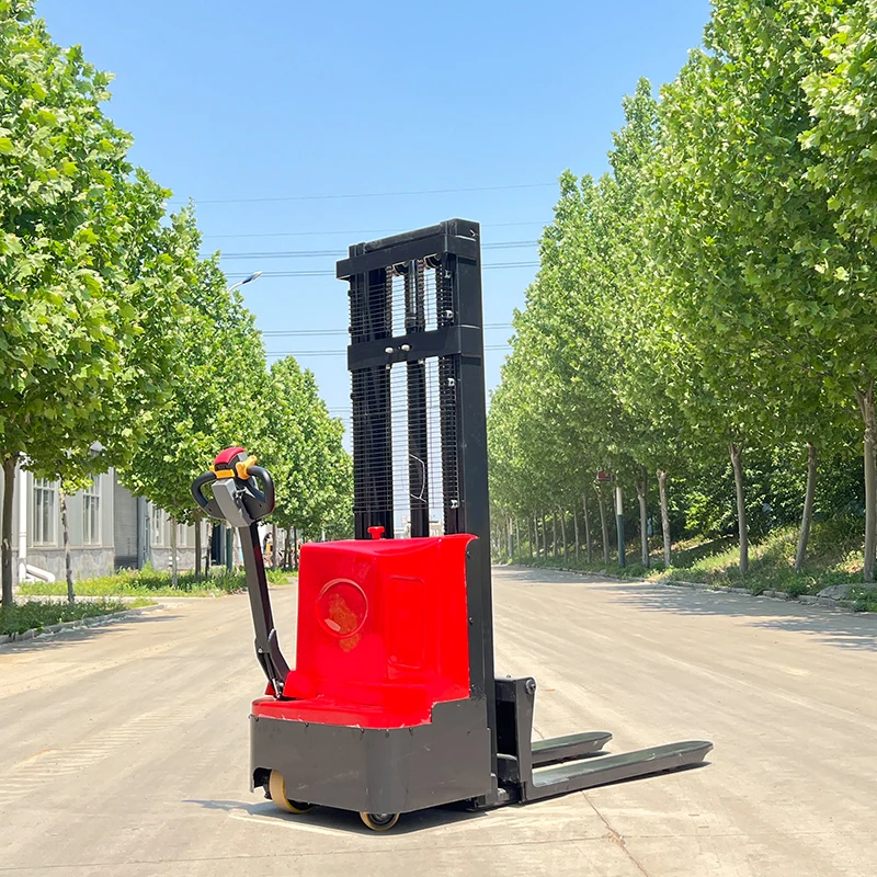 

Pallet Stacker Electric Forklift Fast Delivery Pallet Lifter 1000kg 1500kg 2000kg Semi Electric Stacker Cheapest