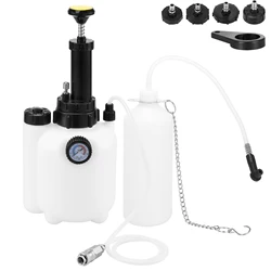 3L Pneumatic Brake Bleeder Kit, Professional Vacuum Brake Pressure Fluid Pump, Universal Car Brake Flush Machine