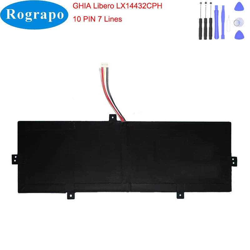 

New 7.6V 5000mAh NV-3482133-2S Laptop Battery For GHIA Libero LX14432CPH 10 PIN 7 Wire Plug