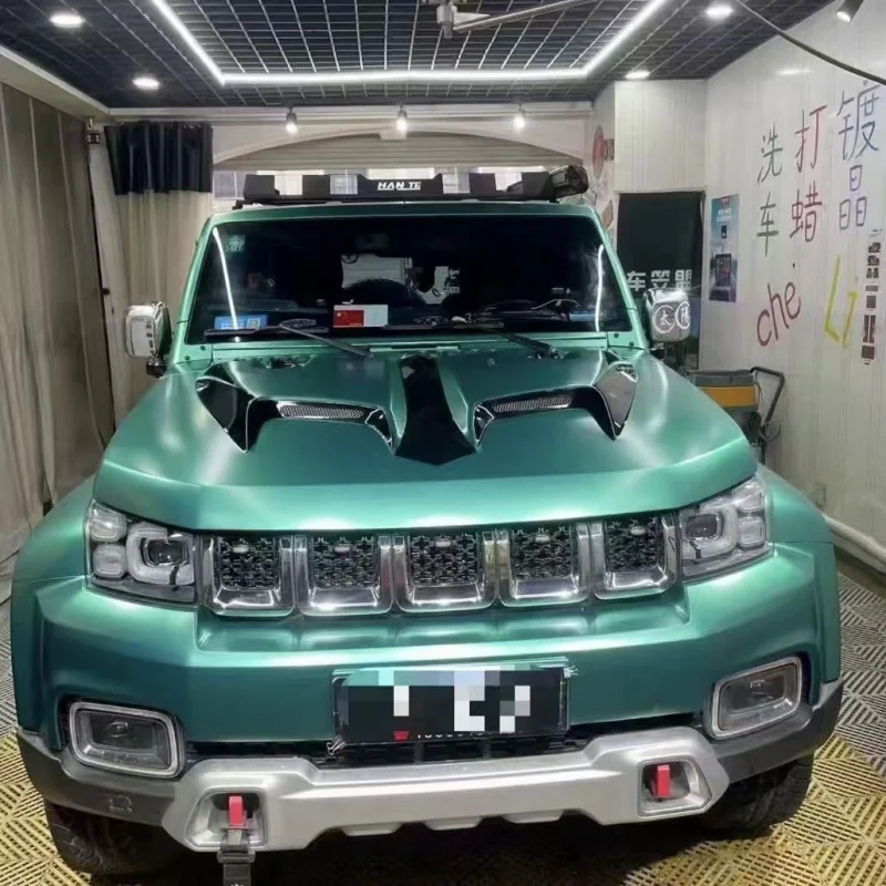 Manufacturer's Hot-selling Aluminum Alloy Wolf Totem Hood Is Suitable For Off-road 4X4 Beijing BJ40