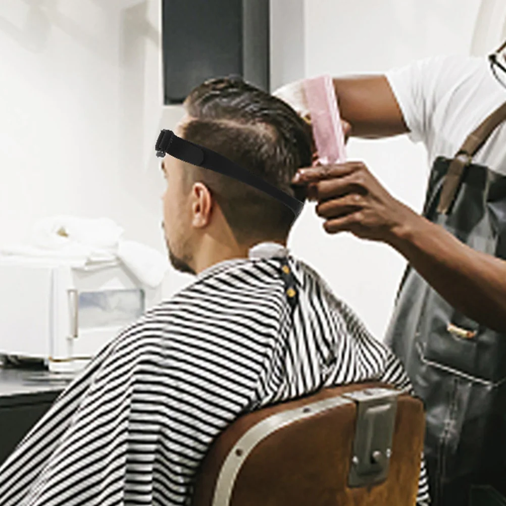 

2Pcs Adjustable Silicone Hair Cutting Guide Neckline Shaving Trimming Template Fade Guide for Home Salon Haircut Tools