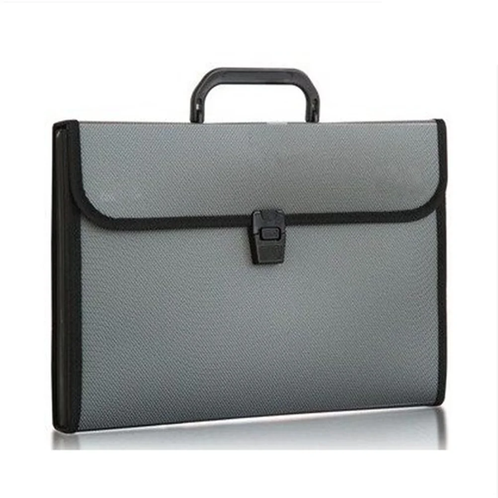 

Водонепроницаемый пластиковый файл формата А4, портативный органайзер для документов, плечевой ремень с застежкой-молнией, современный художественный портфель, чехол A4, портативный