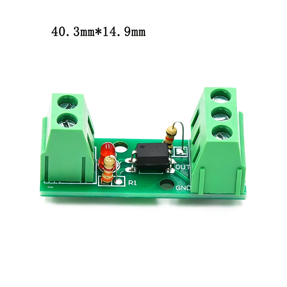 6pcs Single-Channel Optocoupler Isolation Module with Input Current Range 15mA to 20mA and Max 50mA Handling Capacity