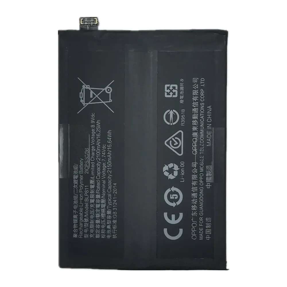 100% Original High Quality 4500mAh BLP811 Phone Battery For OPPO Reno4 SE/ Reno5 Reno 5 / Find X3 Lite / Reno5 K Bateria Battery