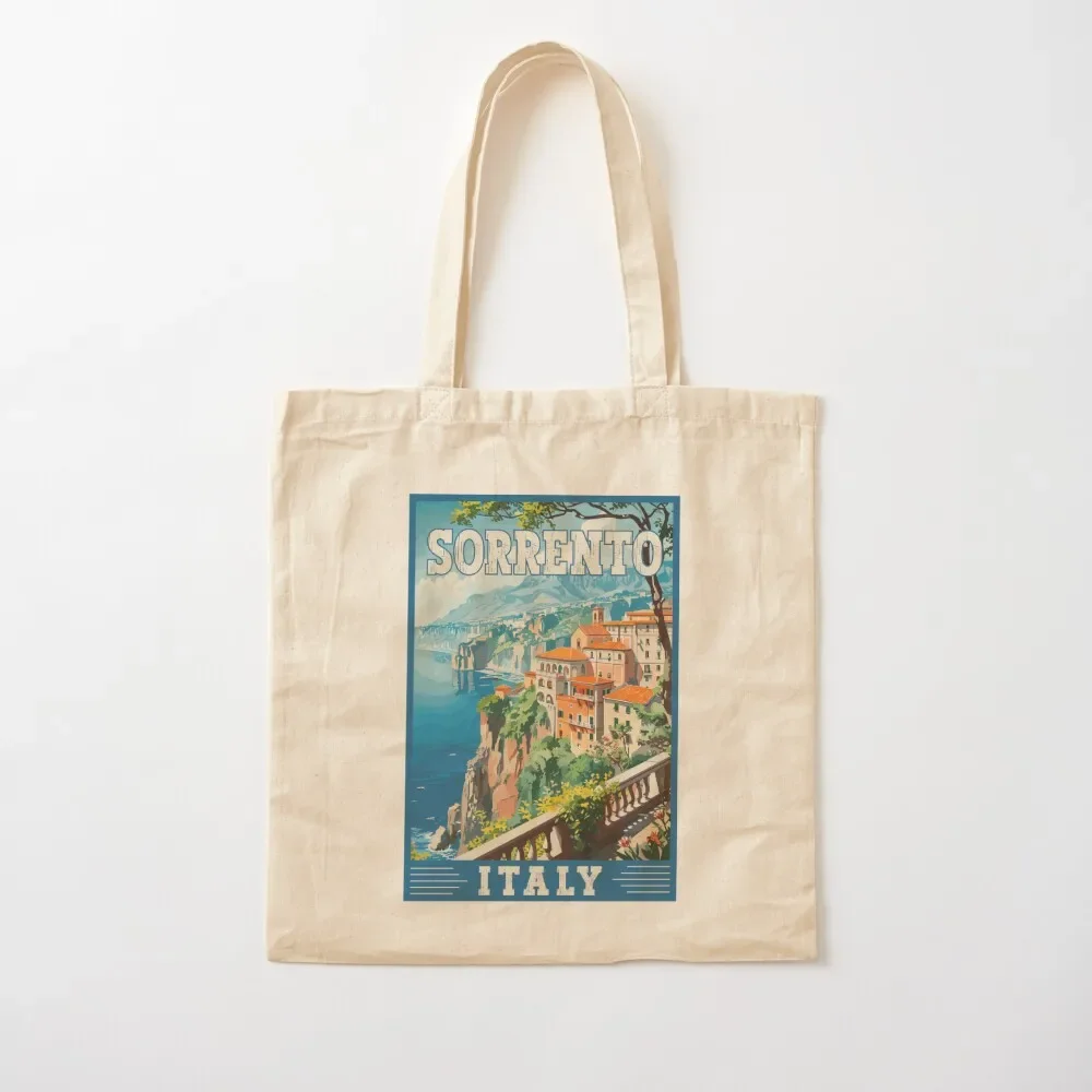 

Sorrento Italy Mediterranean Paradise Travel Art Tote Bag Women's shopping bag tote bag custom