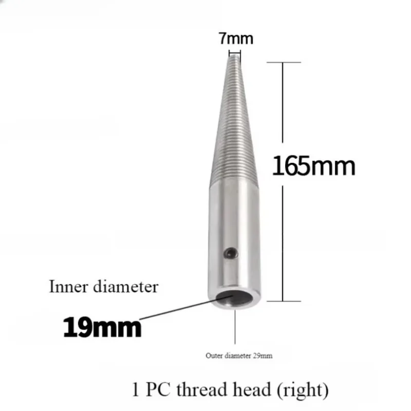 2Pcs Taper Spindle Left&Right Installed Shaft for Buffing Wheels Grinder Parts