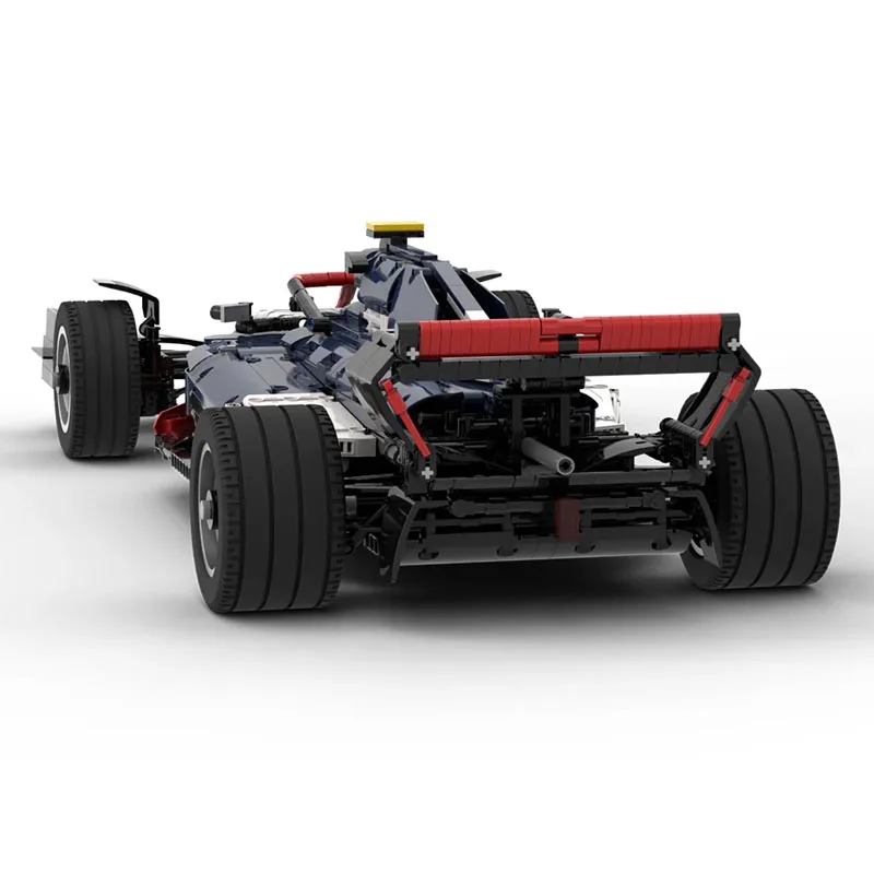 New Technical MOC-145007 SuperAT04 1:8 Scale SuperRace Car Sports Car Buiding Creators Block Bricks Kids Toys Birthday Gifts