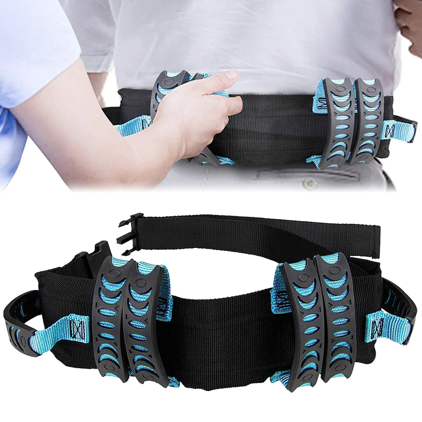 Waist Traction Belt Elderly Walking Moving Transfer Nursing Safety Assist Belt Wheelchair Bed Transfer Braces  Nursing Belt