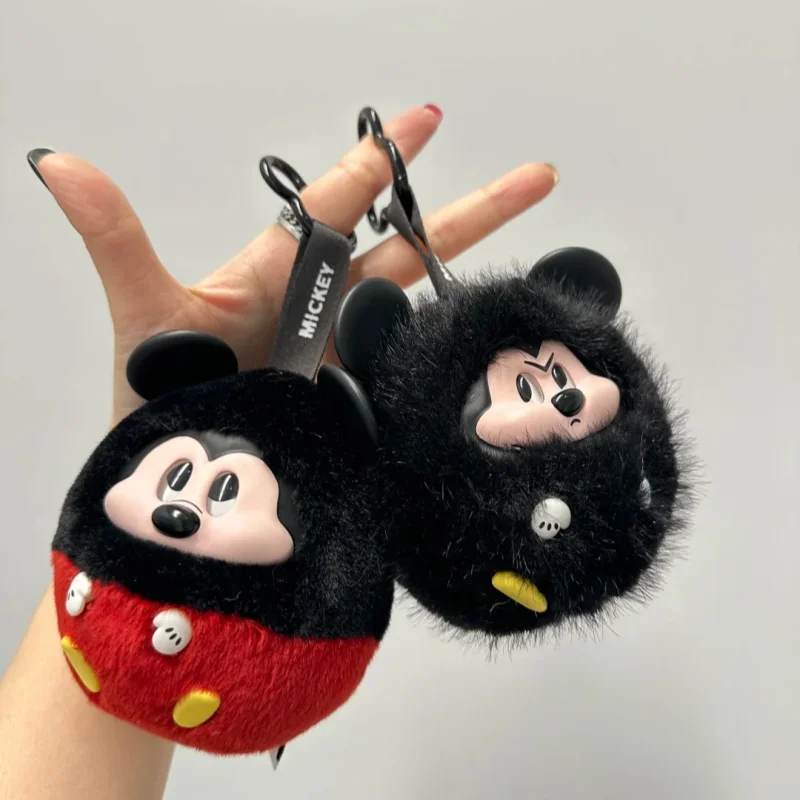 In Stock Genuine Disney Mickey Fun Crash Series Blind Box Pendant Keychain Mickey Mouse Vinyl Surprise Box Action Figure Toys