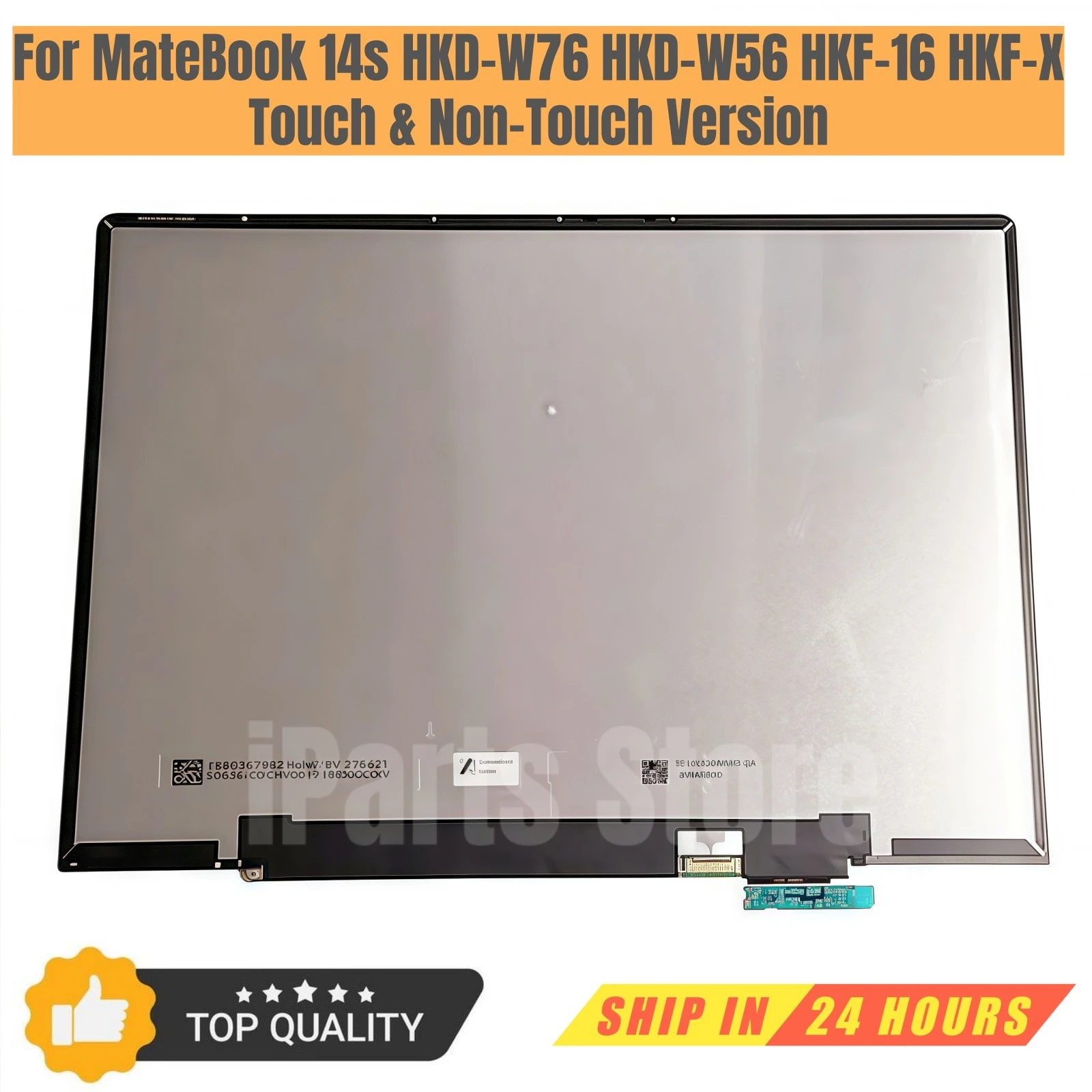 iParts Replacement New Display for Huawei MateBook 14s 14.2 inch HKD-W76 HKD-W56 HKF-X LCD Touch Screen Assembly OEM Grade A