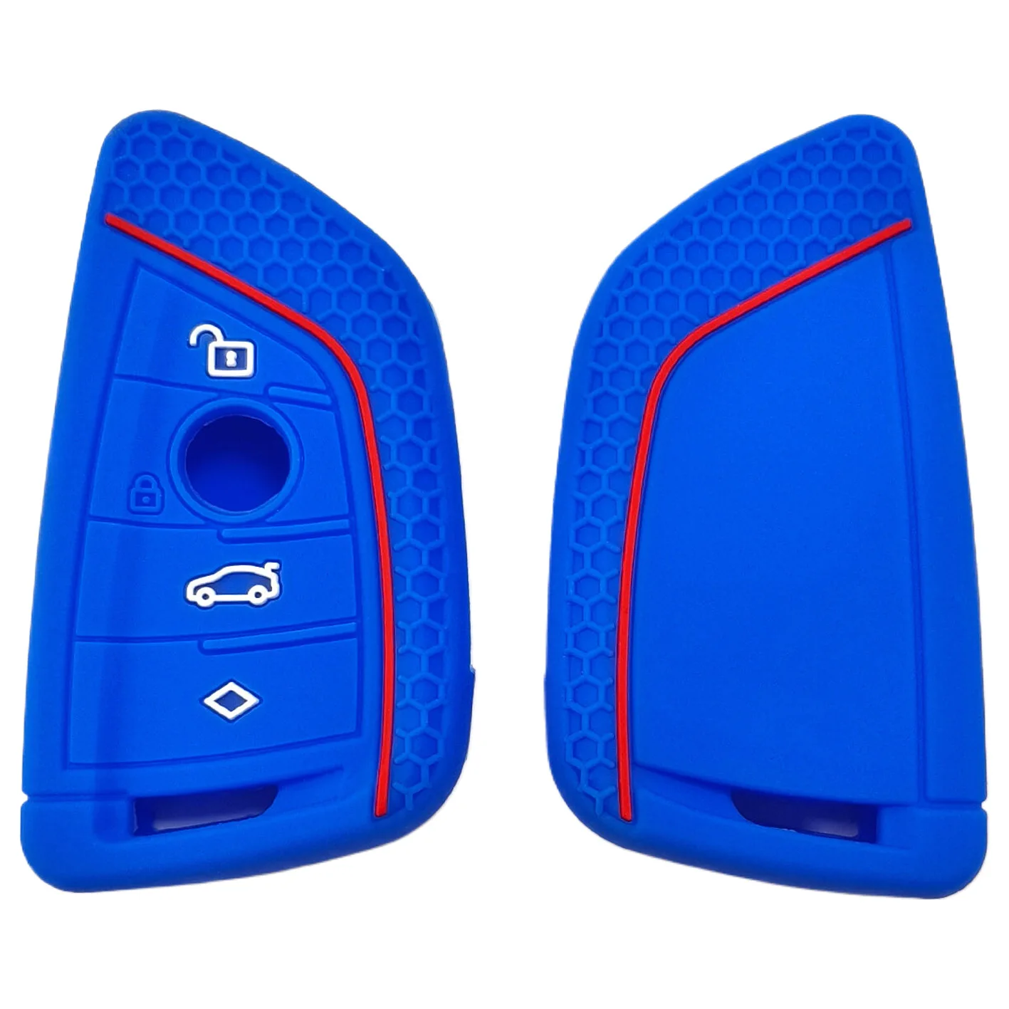 

High-quality silicone key bag suitable for BMW 7 Series, 5 Series, 3 Series, 530/525Li blade-type remote control with 4 buttons