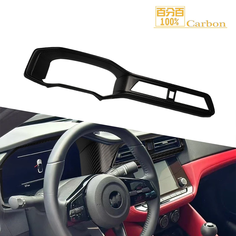 

Real Carbon Fiber Interior Dashboard Cover Instrument Dash Kit for Nissan Fairlady Z RZ34 400Z 2023up