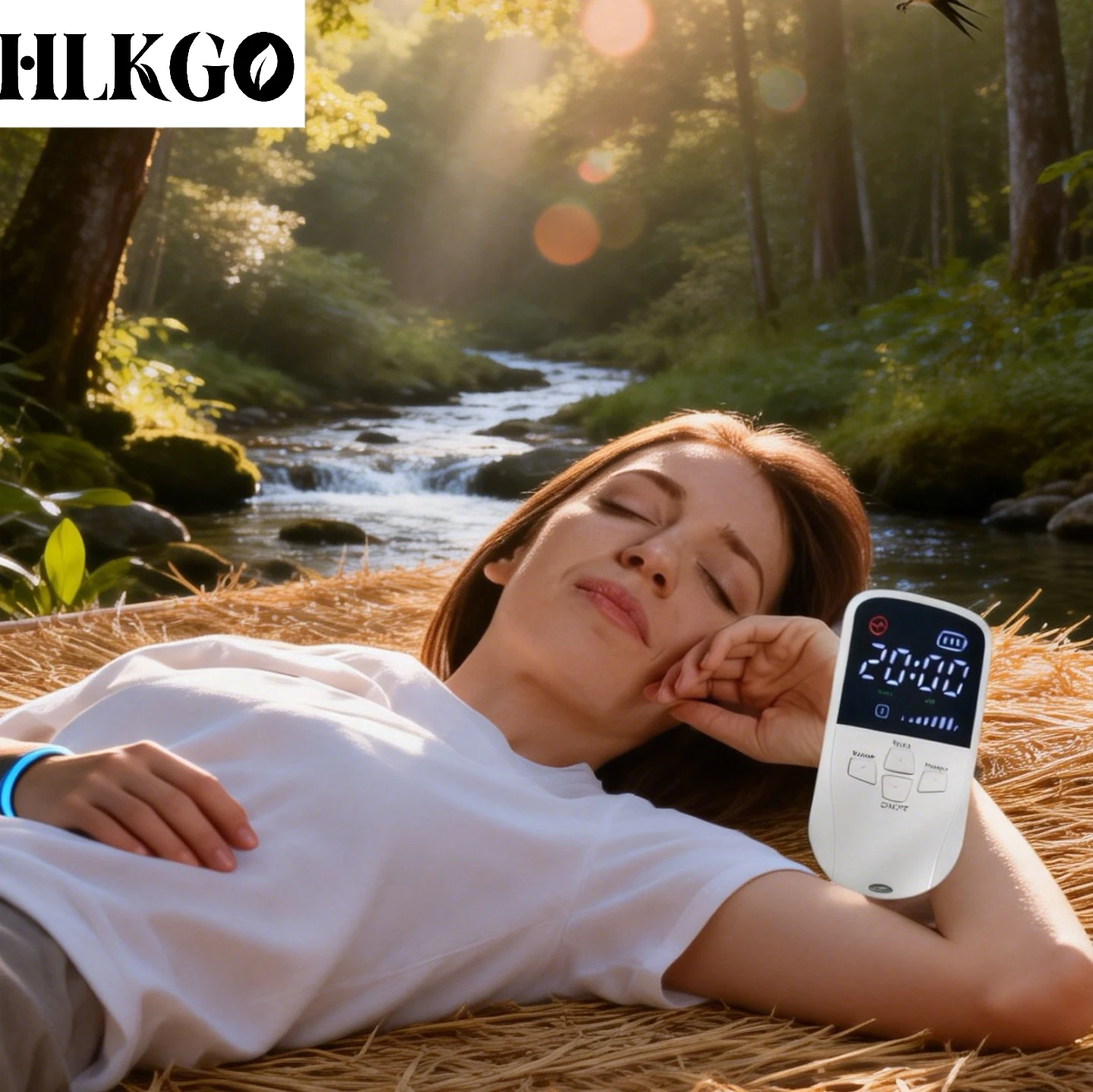 

Стилизатор-клипса для уха с CES-стимуляцией через вагальный нерв для глубокого сна, контроля тревоги и расслабления, перезаряжаемый, для снятия боли