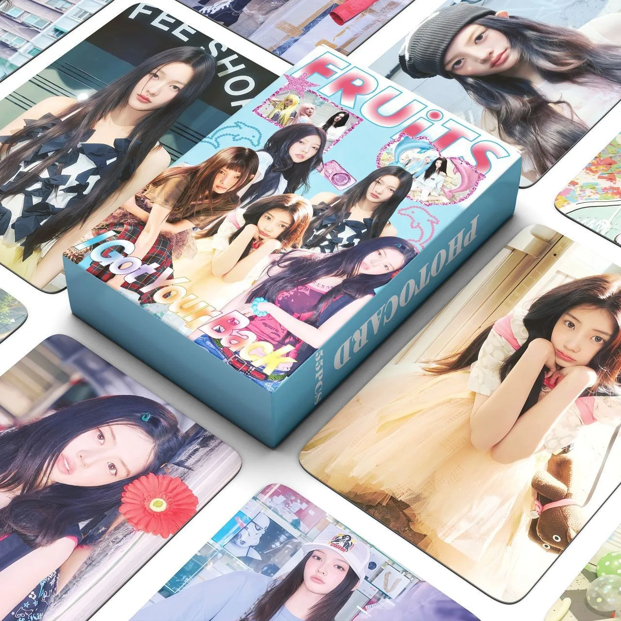 55Pcs I Got Your Back Lomo Cards Photocards Stickers HD Fans Collection Cards Decorative Stickers Present for Book Lovers