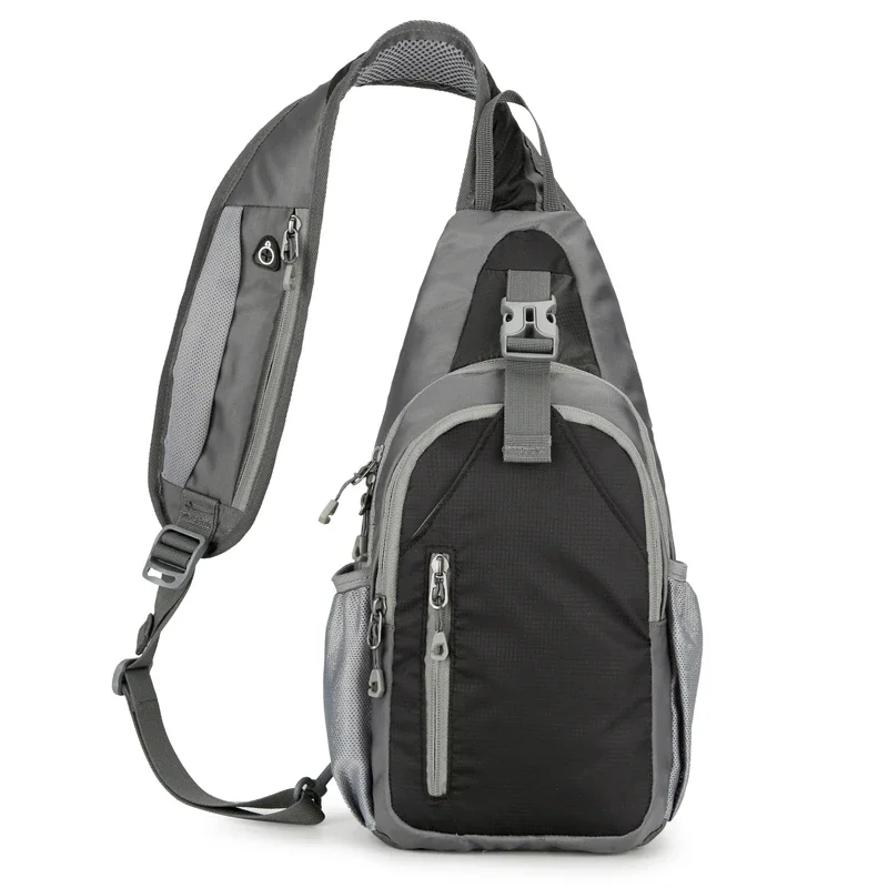 

2025 Newest Fashion Men Travel Shoulder Strap Nylon Chest Bags Crossbody Cute Multifunction Waterproof Satchel With Big Pockets