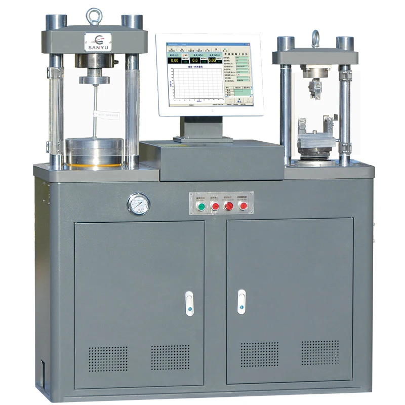 China Computer Control Electro-hydraulic Servo  Compressive Strength Testing Machine