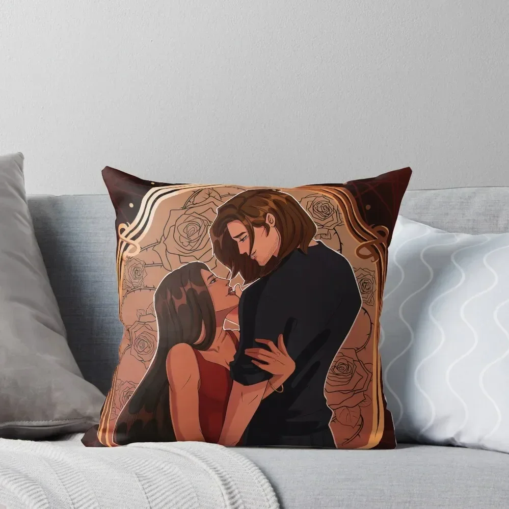 Rose and Dimitri Throw Pillow Cushions Home Decor Luxury Pillow Cover pillow