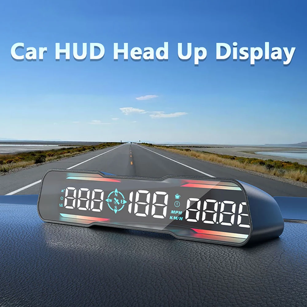 

Hud Head Up Display Digital Car GPS Speedometer Universal Digital Speed Meter For Cars Car Gadgets Vehicle Electronics Accessory