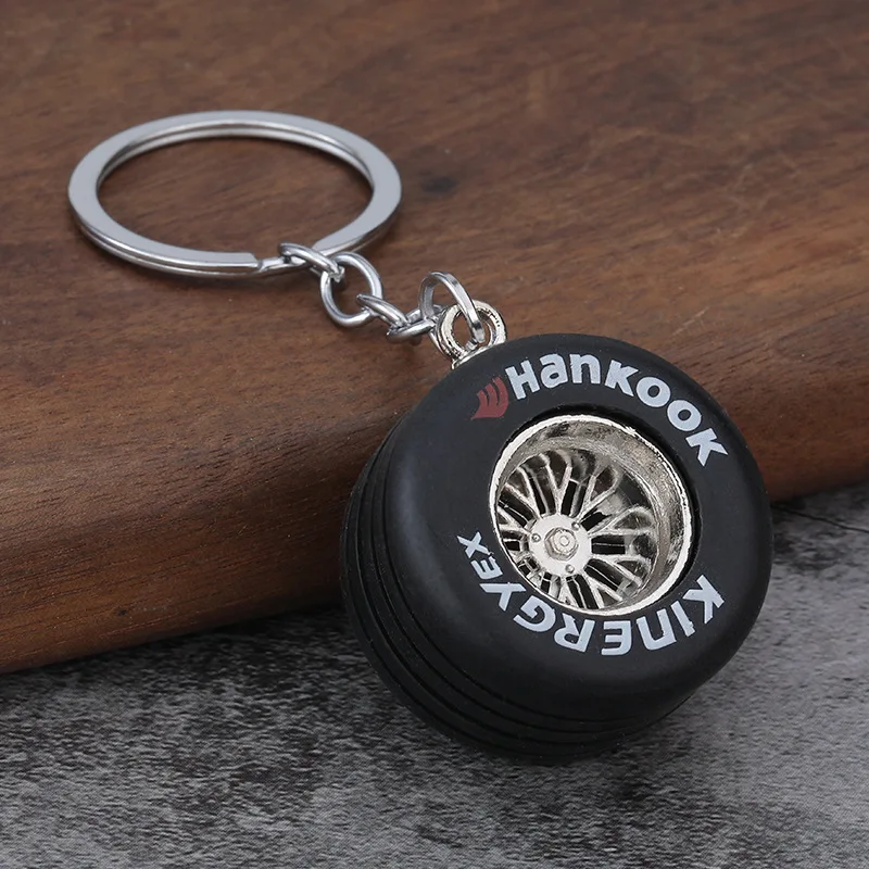 Sleutelhanger van zacht PVC rubber, autodecoratie, sleutelring