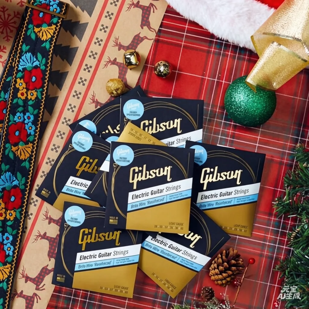 Gibson 10 Set Acoustic Guitar String Set 80/20 Bronze Guitar Beginner Rust-Proof Folk Soundtrack Instrument Electric Accessories view 6