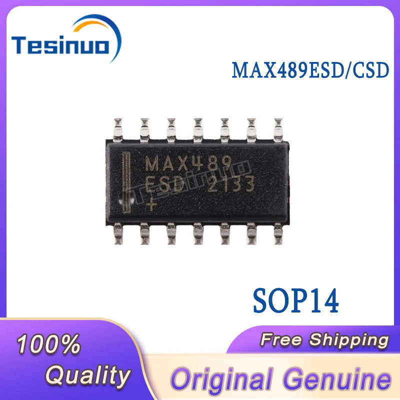 5/PCS New Original  MAX489ESD/CSD MAX489 SOP-14 Driver Ic chip In Stock