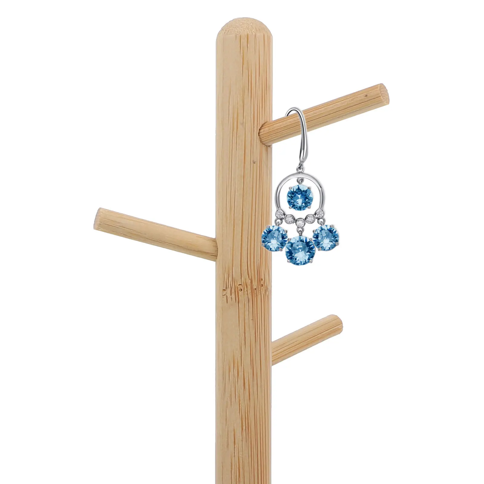 

Jewelry Organizer Stand Necklace Holder Display Rack For Earrings Bracelets Storage Desktop Jewelry Rack Stand Display