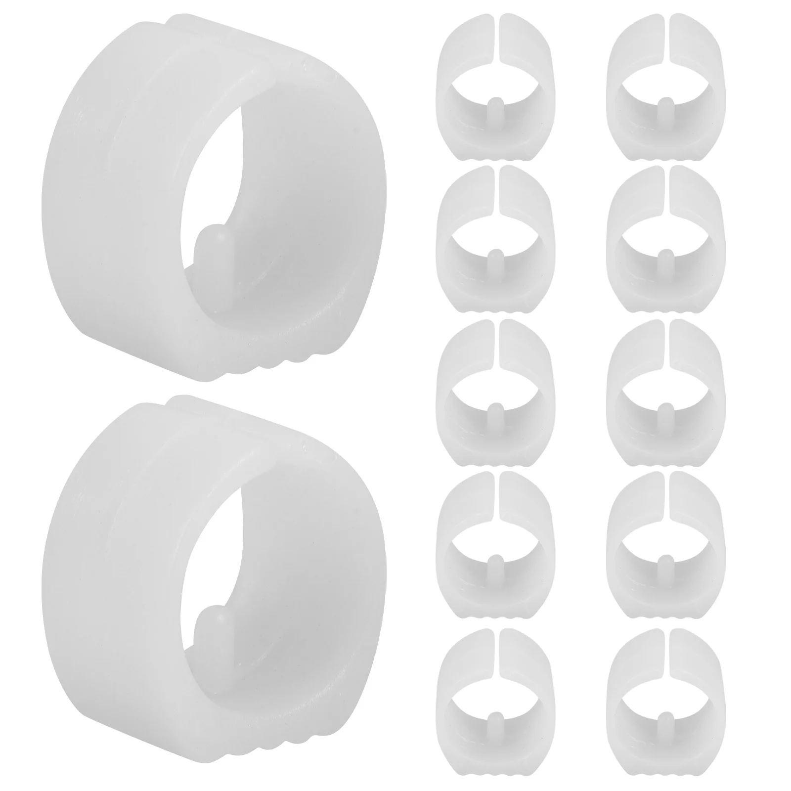 12 шт. подушечки для ножек стула, нескользящие защитные накладки на пол для твердой древесины, пластиковые наконечники, колпачки для ножек мебели, направляющие для стульев, остановка скольжения