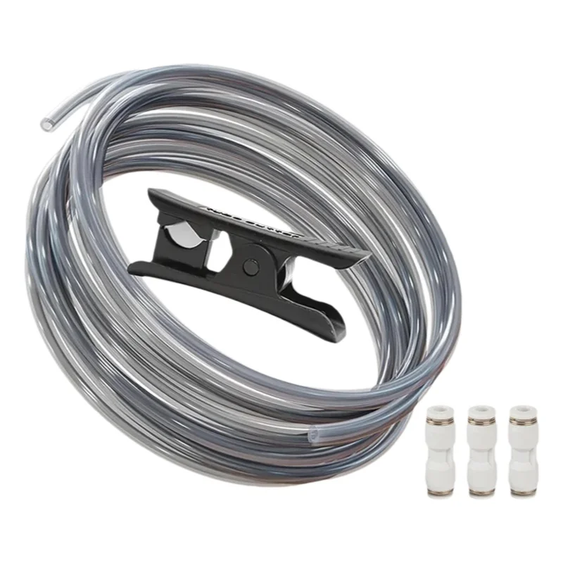 Ultraglatter PTFE-Schlauch für 1,75-mm-Filament mit Schneider für Extruder, 2,5-mm-ID x 4 mm Außendurchmesser, Rohr für Bambu Lab A1/P1P/P1S/X1C