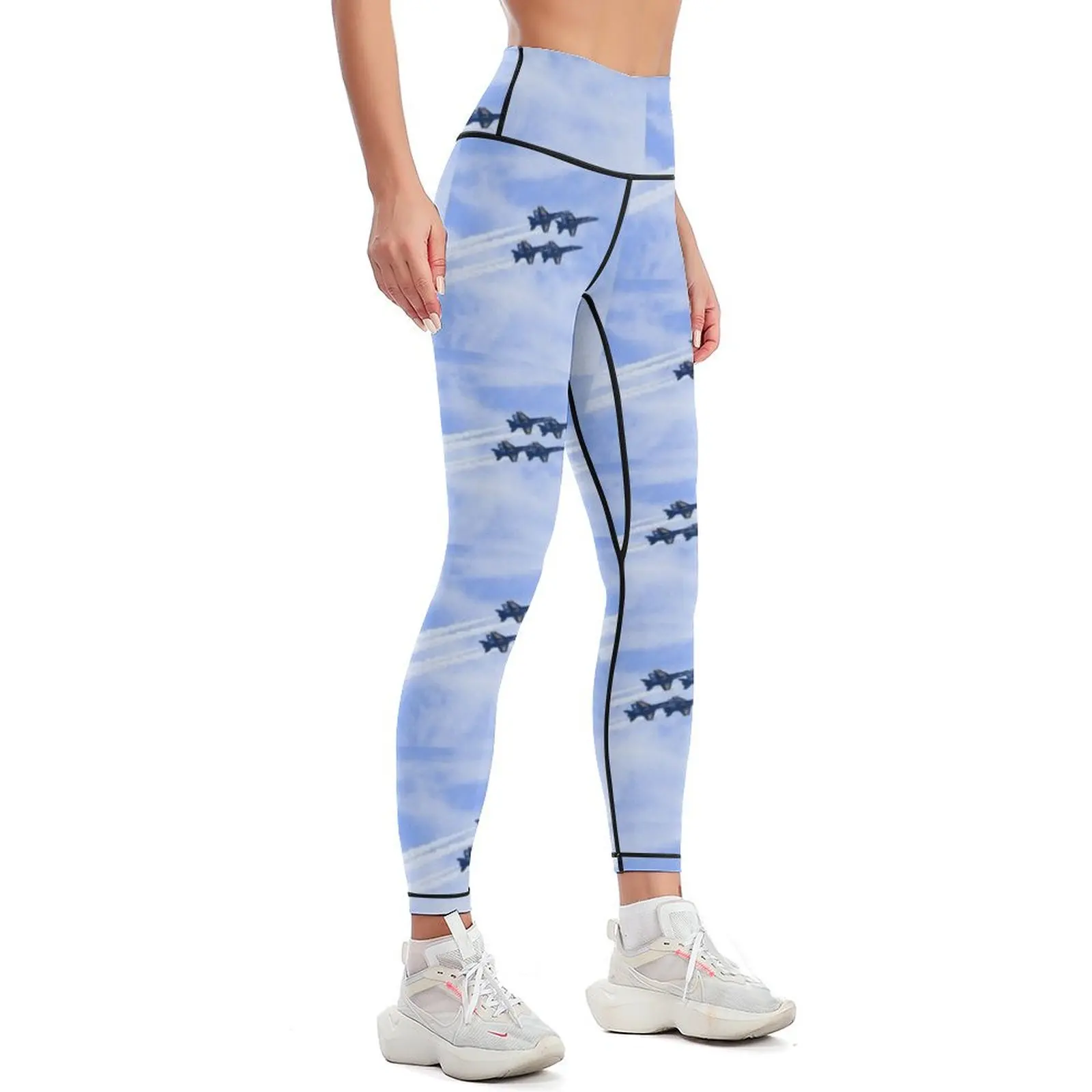 Blue Angels jets Leggings Legging sport Leginsy push up gym's sportswear Womens Leggings