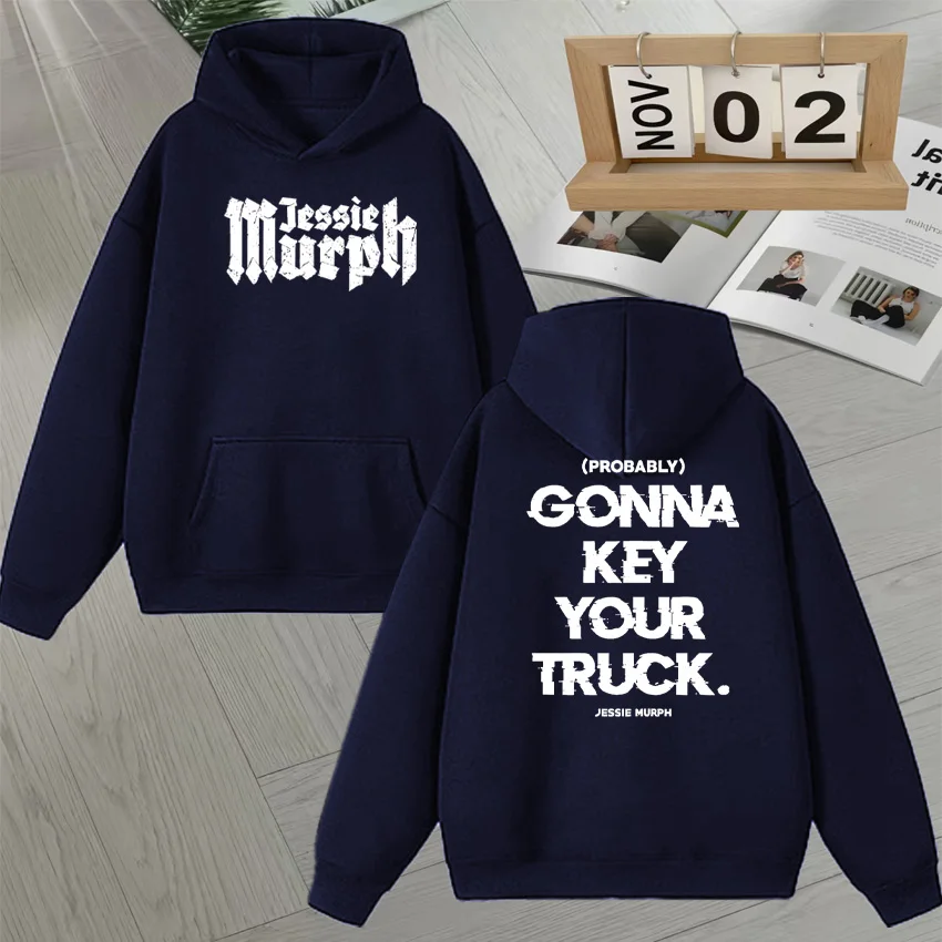 Hot Jessie Murph Double Sided Print Sweatshirt Fleece Autumn Winter Men Women Long sleeve Hoodie Fashion popular Unisex Pullover