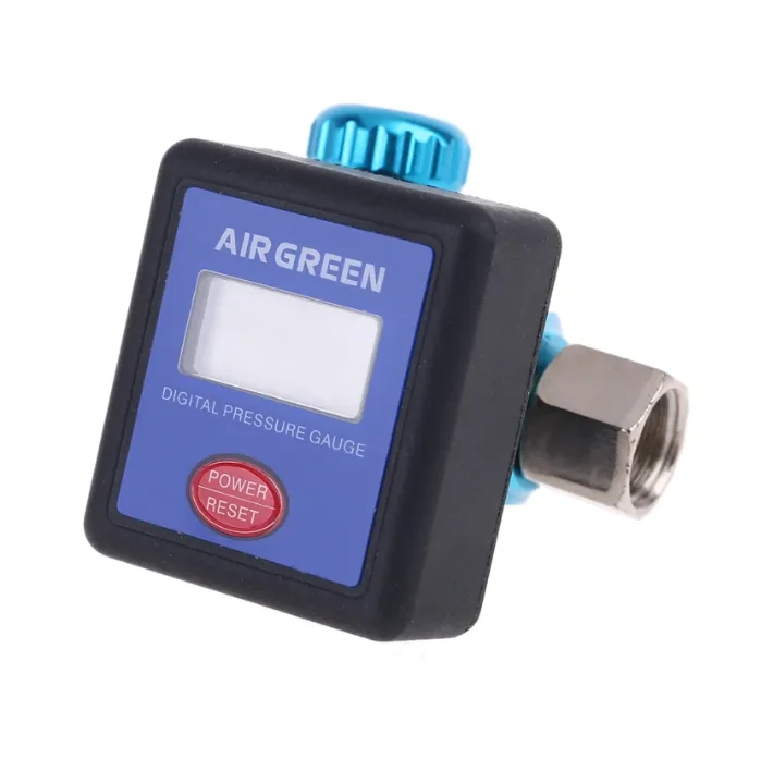 high quality Digital Pressure Air Gauge Regulator w Adjust Valve Paint Spray-Gun Compressor